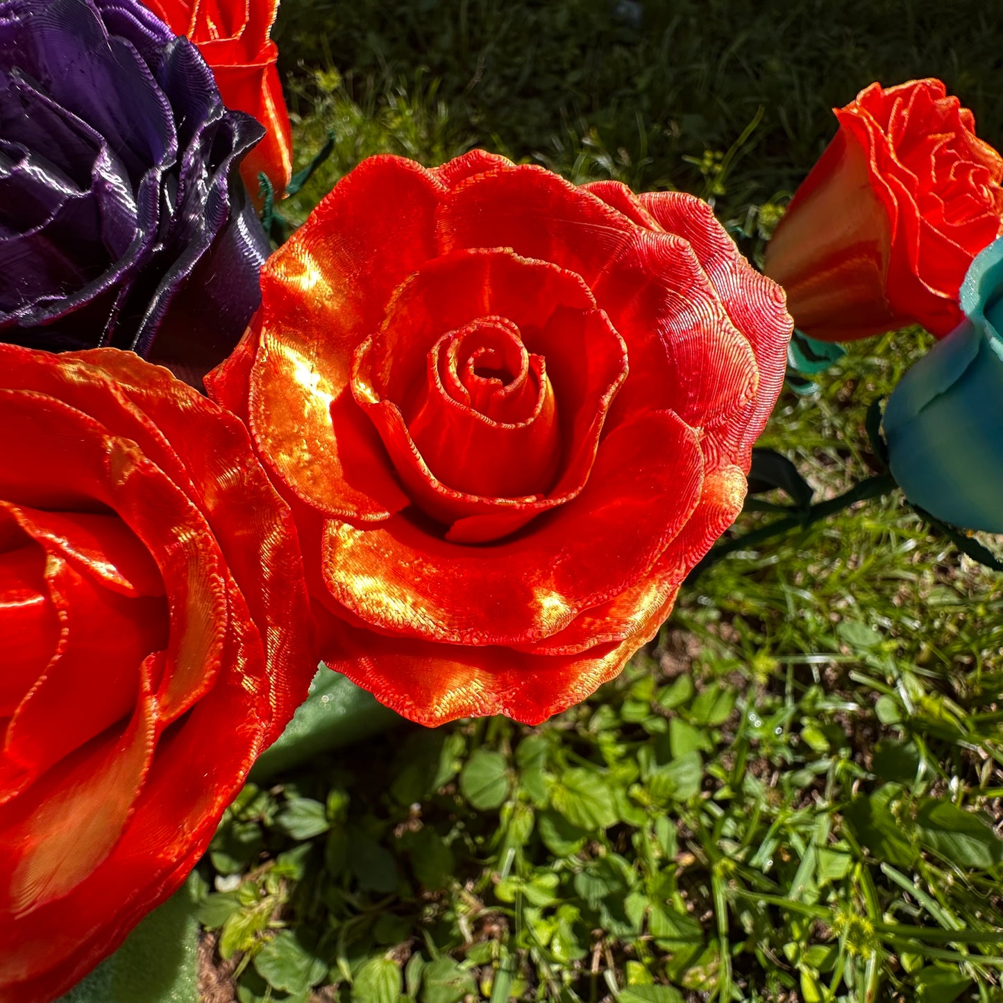 Silk Multicolor Rose