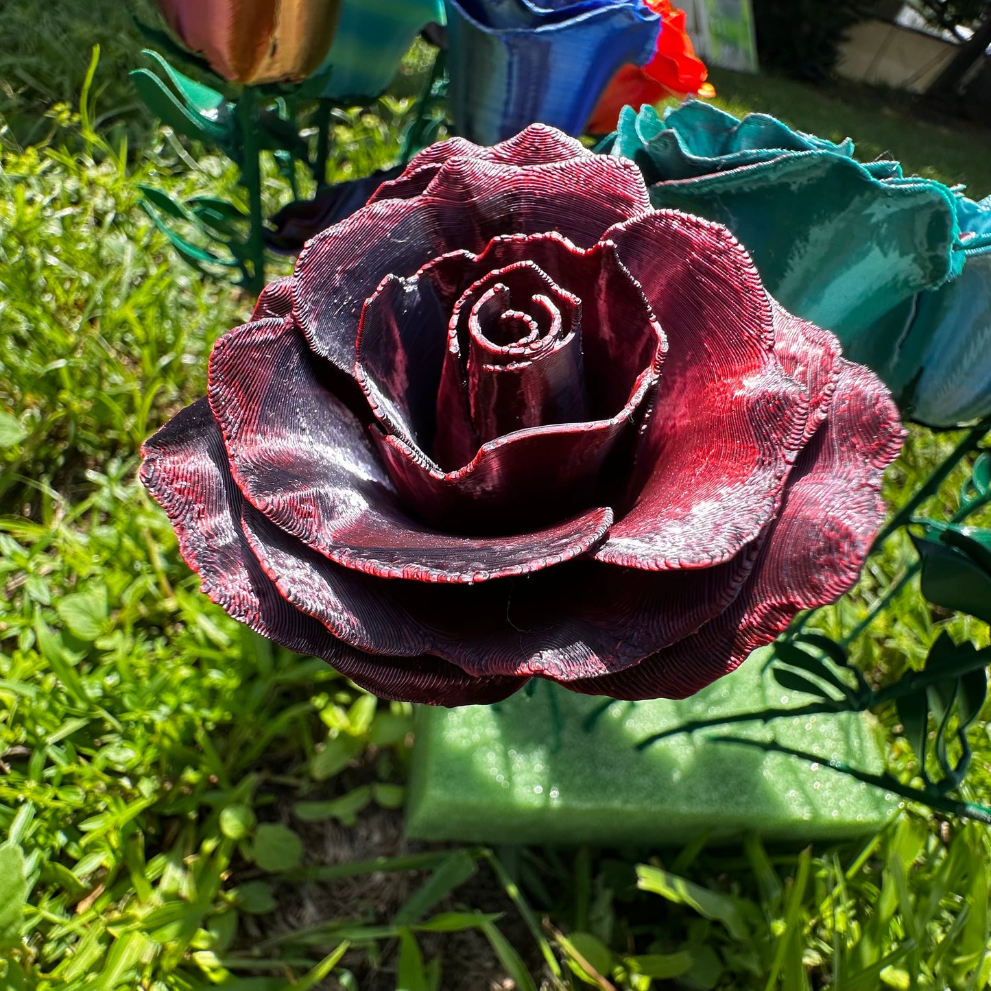 Silk Multicolor Rose