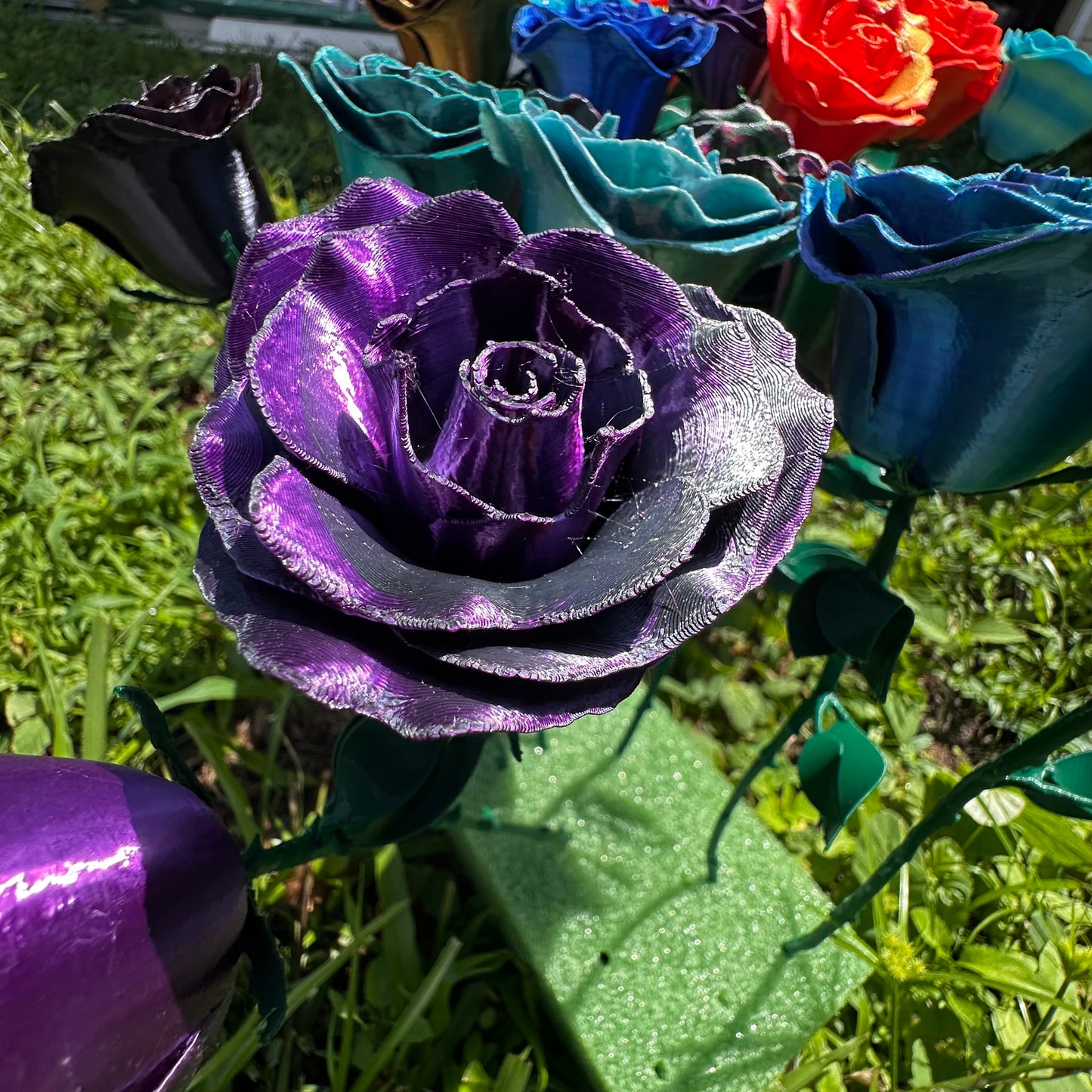 Silk Multicolor Rose