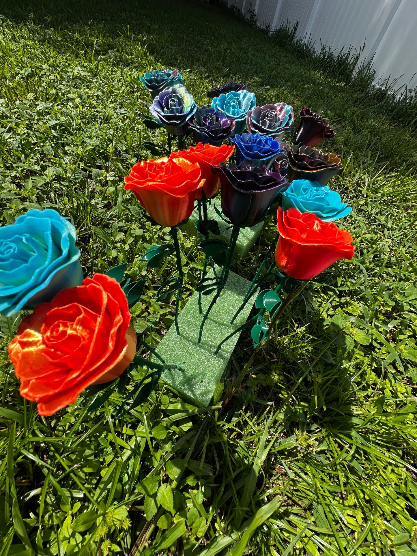 Silk Multicolor Rose