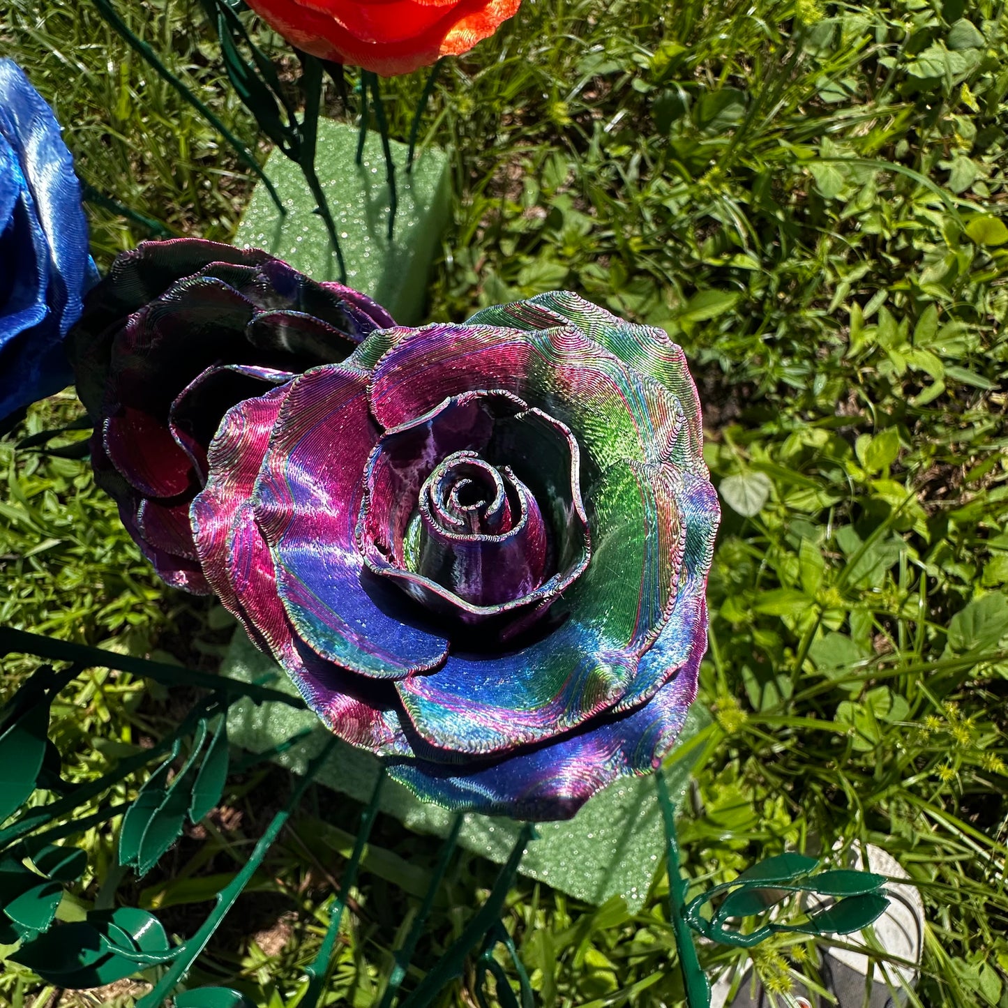Silk Multicolor Rose