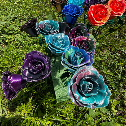 Silk Multicolor Rose