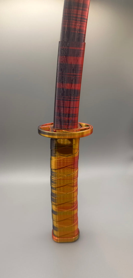 Collapsing Ninja Sword